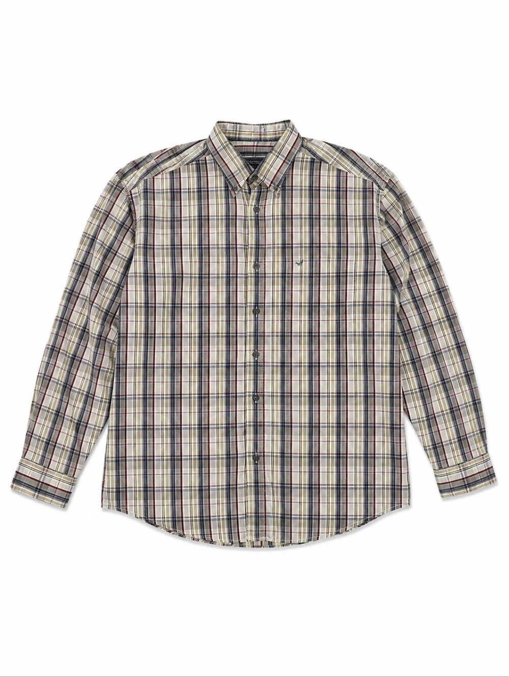 Eddie Bauer Classic Fit Plaid Shirt Men’s XL Stretch